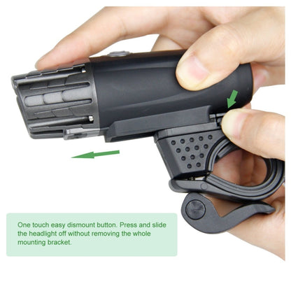 ไฟจักรยาน USB ไฟเตือนจักรยานเสือภูเขาแบบชาร์จไฟได้, Front Light + Tail Light