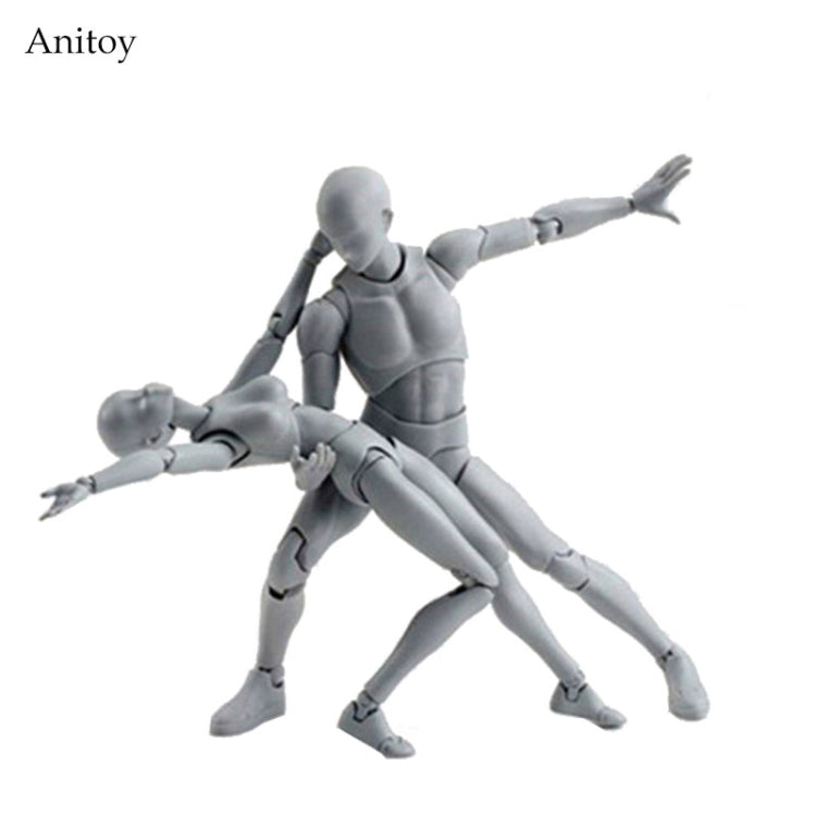 Figuarts Body Body-Chan Body-Kun สีเทา Ver สีดำ PVC Action Figure ของเล่นสะสม