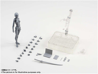 Figuarts Body Body-Chan Body-Kun สีเทา Ver สีดำ PVC Action Figure ของเล่นสะสม