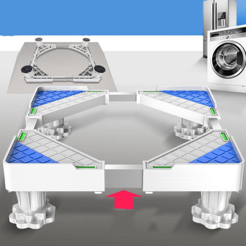 ขายึดตู้เย็นสแตนเลสแบบปรับได้ขายึดฐานเครื่องซักผ้า, Single Tube 4 Legs, Single Tube 4 Wheels, Double Tubes 4 Wheels + 4 Legs, Double Tubes 4 Wheels + 8 Legs, Double Tubes 8 Wheels + 4 Legs, Double Tube 12 Feet
