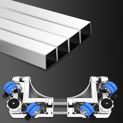 ขายึดตู้เย็นสแตนเลสแบบปรับได้ขายึดฐานเครื่องซักผ้า, Single Tube 4 Legs, Single Tube 4 Wheels, Double Tubes 4 Wheels + 4 Legs, Double Tubes 4 Wheels + 8 Legs, Double Tubes 8 Wheels + 4 Legs, Double Tube 12 Feet