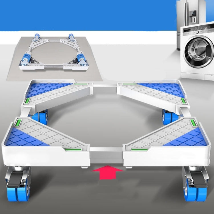 ขายึดตู้เย็นสแตนเลสแบบปรับได้ขายึดฐานเครื่องซักผ้า, Single Tube 4 Legs, Single Tube 4 Wheels, Double Tubes 4 Wheels + 4 Legs, Double Tubes 4 Wheels + 8 Legs, Double Tubes 8 Wheels + 4 Legs, Double Tube 12 Feet