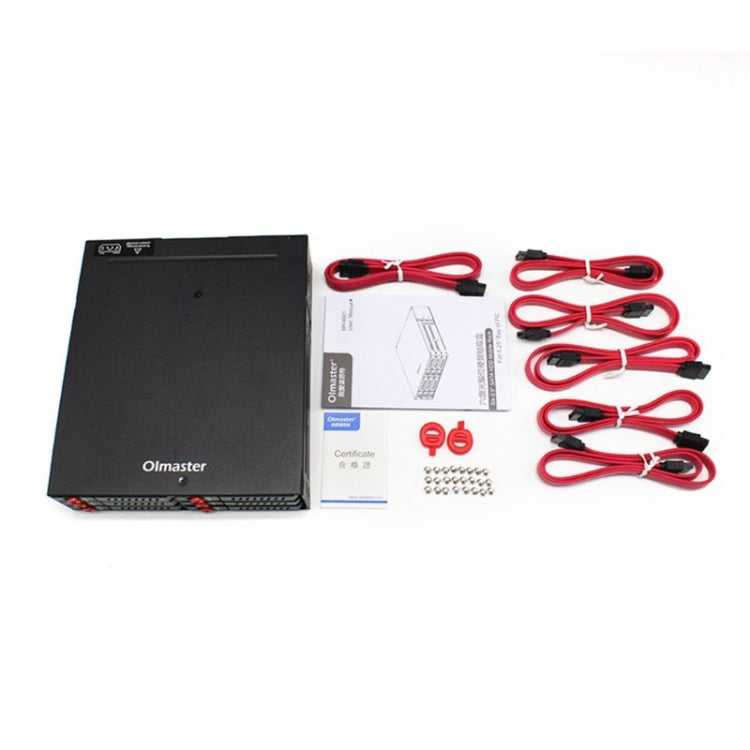 OImaster MR-6601 กล่องฮาร์ดดิสก์ออปติคัลไดรฟ์ 6 ช่อง, MR-6601