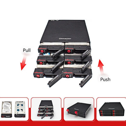 OImaster MR-6601 กล่องฮาร์ดดิสก์ออปติคัลไดรฟ์ 6 ช่อง, MR-6601