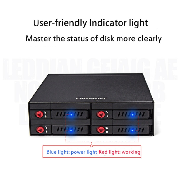 OImaster MR-6401 กล่องฮาร์ดดิสก์ออปติคัลไดรฟ์ในตัวแชสซีสี่ช่อง, MR-6401