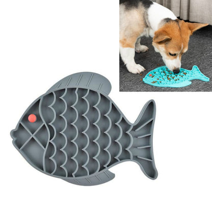2 PCS สัตว์เลี้ยงแมวและสุนัขซิลิโคนอาหารช้า Anti-choke Bowl, Fish Type, Claw Type, Flower Type