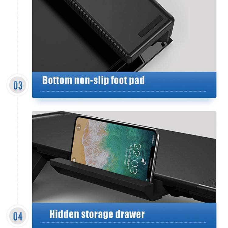 AP2002-2-A Display เพิ่มชั้นวาง Notebook Storage BracketOlmaster, Classic Style, Plus Storage Box