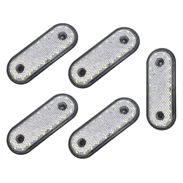 5 ชิ้น MK-095 12 / 24V 20 LEDs ไฟด้านข้างรถบรรทุกสากลไฟท้ายรถพ่วงรถบรรทุก, MK-095, MK-095 Yellow