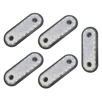 5 ชิ้น MK-095 12 / 24V 20 LEDs ไฟด้านข้างรถบรรทุกสากลไฟท้ายรถพ่วงรถบรรทุก, MK-095, MK-095 Yellow