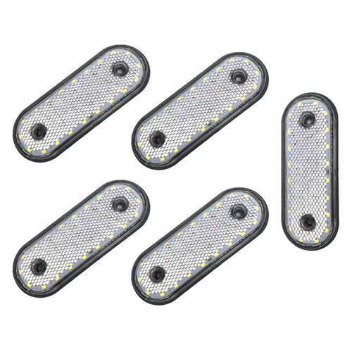 5 ชิ้น MK-095 12 / 24V 20 LEDs ไฟด้านข้างรถบรรทุกสากลไฟท้ายรถพ่วงรถบรรทุก, MK-095, MK-095 Yellow