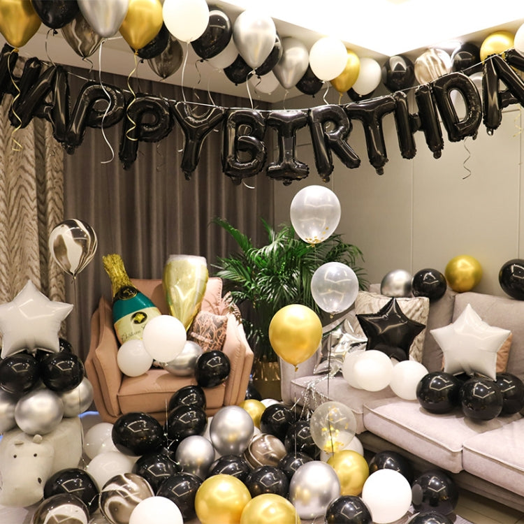 Happy Birthday Girl Boy อลูมิเนียมฟิล์มบอลลูนฉากตกแต่งชุดพื้นหลังตกแต่งผู้ใหญ่อุปกรณ์ตกแต่ง Party