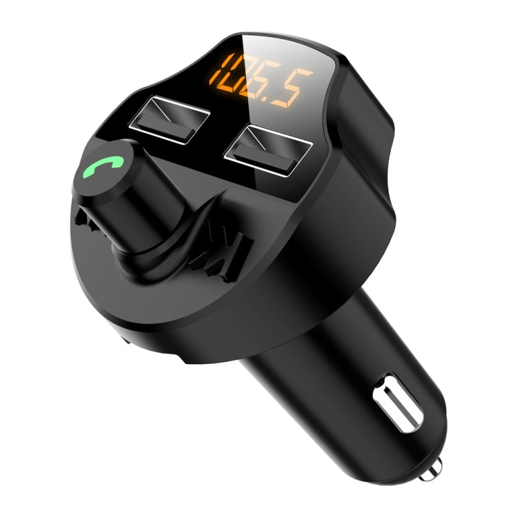 T66 รถ Bluetooth Car Charger ไฟแช็ก MP3 Player แฮนด์ฟรีเครื่องส่งสัญญาณ FM ในรถยนต์, T66