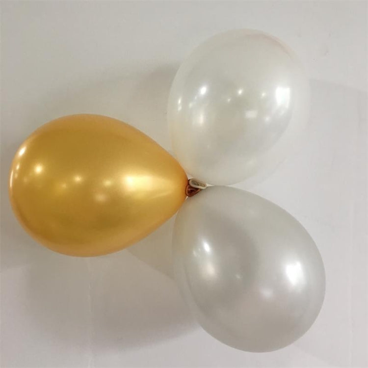 คลาสสิกสีดำทองชุดบอลลูนน้ำยางวันเกิดบอลลูนโซ่ตกแต่งห้องชุด, Classic Black Gold Latex Balloon Set