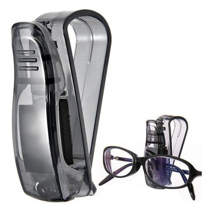 Multi-Function แว่นตา Auto รถอุปกรณ์เสริมแว่นตากันแดด Auto Fastener คลิปตั๋ว, Sunglasses Holder