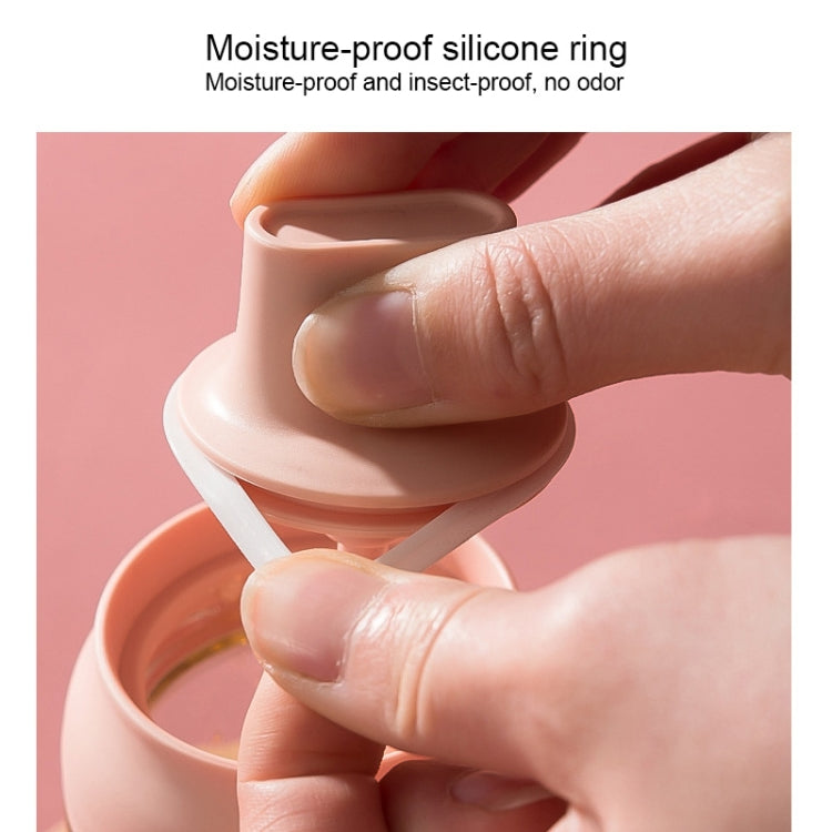 3 ชิ้น Macaron Ribbon ช้อนฝากันความชื้นหนึ่งขวดปรุงรสขวดแก้วปรุงรสพร้อมฉลาก, Seasoning Bottle, Honey Bottle, Brush Oil Bottle