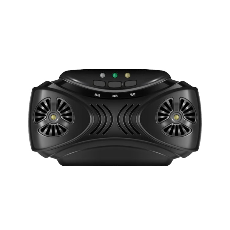 DC-9010 USB ชาร์จเครื่องไล่ยุงอัลตราโซนิกเครื่องไล่แมลงแบบพกพา, Insect Repellent Black