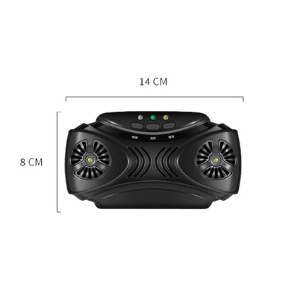 DC-9010 USB ชาร์จเครื่องไล่ยุงอัลตราโซนิกเครื่องไล่แมลงแบบพกพา, Insect Repellent Black