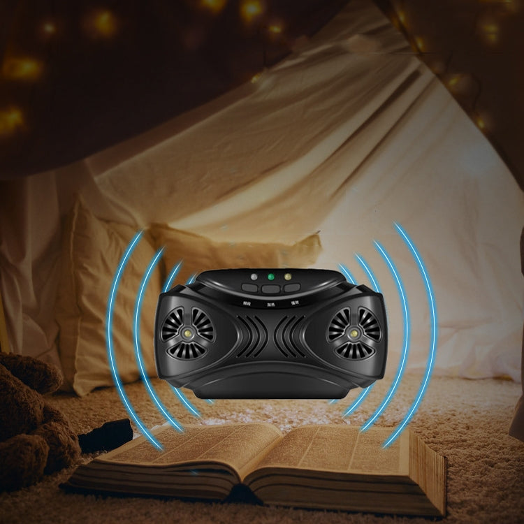 DC-9010 USB ชาร์จเครื่องไล่ยุงอัลตราโซนิกเครื่องไล่แมลงแบบพกพา, Insect Repellent Black