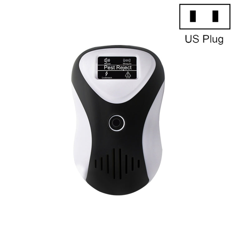 2 ชิ้น DC-9017A อัลตราโซนิกเมาส์ Repeller ประหยัดพลังงานเงียบแมลง Repeller มัลติฟังก์ชั่ยุงและแมลง, Black+US Plug, Black+EU Plug, Black+UK Plug