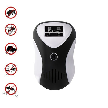 2 ชิ้น DC-9017A อัลตราโซนิกเมาส์ Repeller ประหยัดพลังงานเงียบแมลง Repeller มัลติฟังก์ชั่ยุงและแมลง, Black+US Plug, Black+EU Plug, Black+UK Plug
