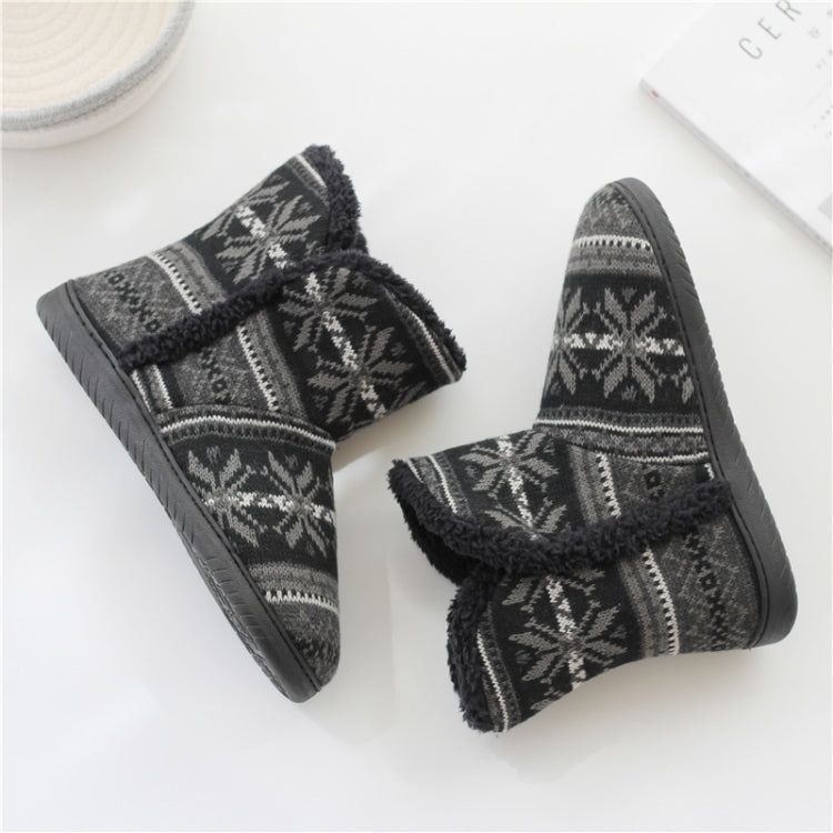 Winter Cashmere Home Boots รองเท้าแตะผ้าฝ้ายหนา, 37-38, 39-40, 41-42, 43-44