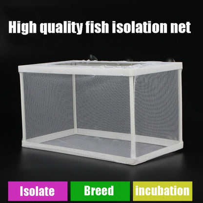 ตู้ปลาขนาดใหญ่ตู้อบปลาขนาดเล็กกล่องแยกสุทธิTropical Fish Breeding Box, Without Clapboard