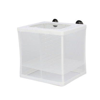 ขนาดเล็กขนาดพร้อมClapboard Incubatorปลาขนาดเล็กกล่องแยกสุทธิTropical Fish Breeding Box, With Clapboard
