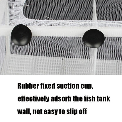 ขนาดเล็กขนาดพร้อมClapboard Incubatorปลาขนาดเล็กกล่องแยกสุทธิTropical Fish Breeding Box, With Clapboard