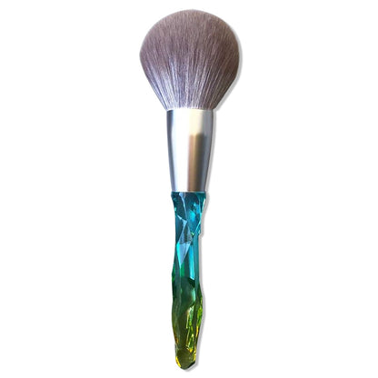 แปรงแต่งหน้า ใยไหมข้าวโพด เส้นผมสามารถล้างแปรงแต่งหน้าได้, Green Loose Powder Brush, Pink Loose Powder Brush, 5 PCS Green Eye Shadow Brush, Green Loose Powder Brush+5 PCS Eye Shadow Brush