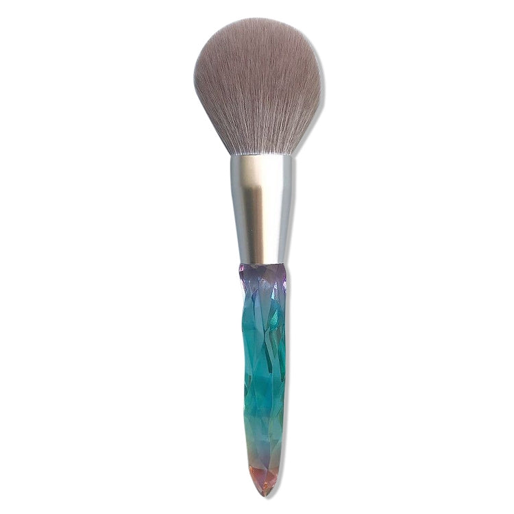 แปรงแต่งหน้า ใยไหมข้าวโพด เส้นผมสามารถล้างแปรงแต่งหน้าได้, Green Loose Powder Brush, Pink Loose Powder Brush, 5 PCS Green Eye Shadow Brush, Green Loose Powder Brush+5 PCS Eye Shadow Brush