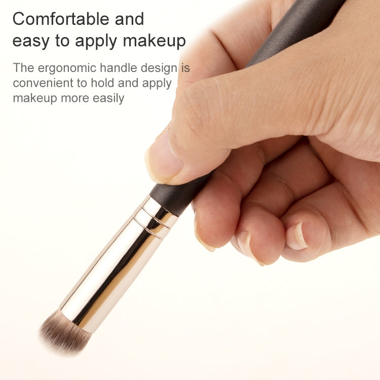 แปรงแต่งหน้าผมไฟเบอร์ 4 ชิ้นแปรงรองพื้นด้ามไม้, 191 Foundation Brush, 270 Concealer Brush, 170 Diagonal Foundation Brush