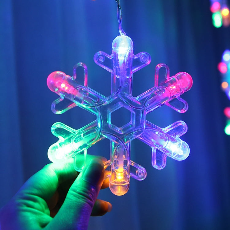 LED Inverted V เกล็ดหิมะไฟตกแต่งห้าดาวไฟคริสต์มาสกันน้ำ, ปลั๊ก EU