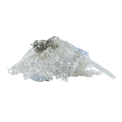 LED Inverted V เกล็ดหิมะไฟตกแต่งห้าดาวไฟคริสต์มาสกันน้ำ, ปลั๊ก EU