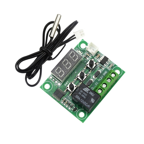 DC 12V W1209 Digital Cool/ความร้อนอุณหภูมิเครื่องวัดอุณหภูมิเครื่องวัดอุณหภูมิสวิตช์เปิด/ปิด-50-110C + w1209 กรณีกล่องอะคริลิค