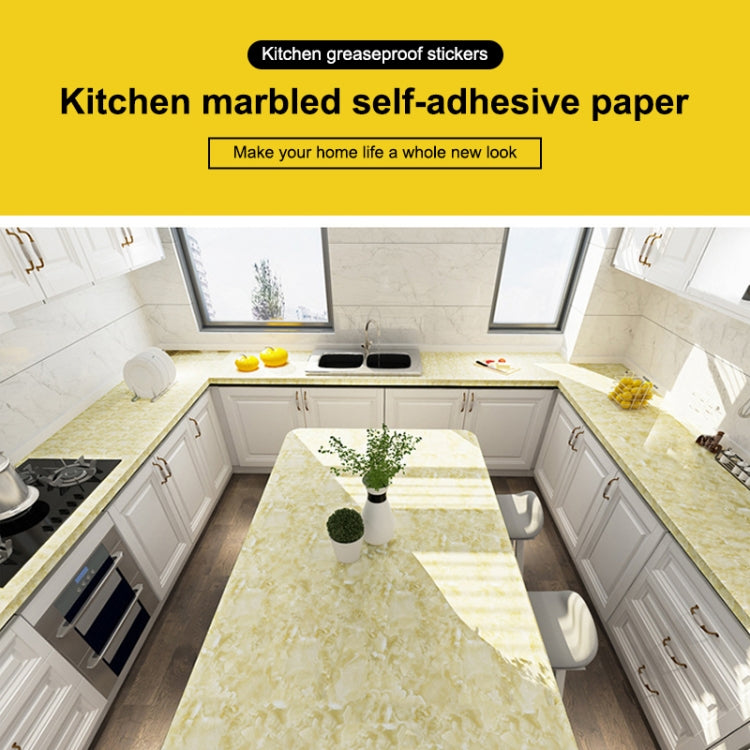 215421210W รูปแบบหินอ่อน Bright สีตกแต่งเฟอร์นิเจอร์ Self-Adhesive Wall Paper ตู้ฟิล์มกันน้ำ