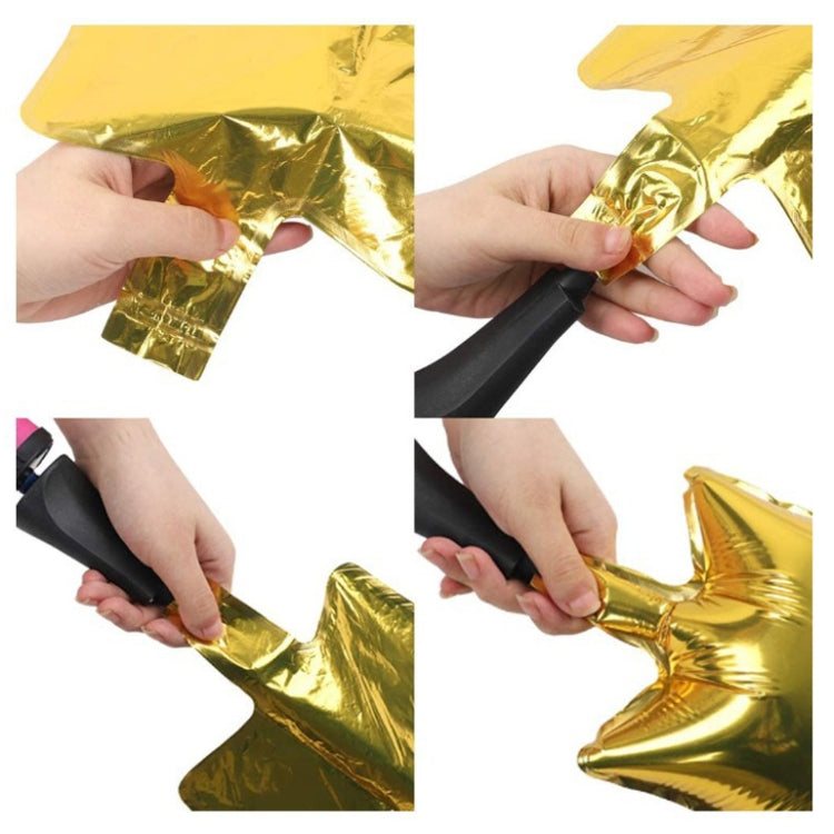Golden Square ชิ้น Confetti บอลลูนชุด Ocean Theme Mermaid Party บอลลูนตกแต่งชุด, Balloon Decoration Set