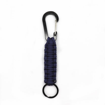 พวงกุญแจเชือกไนล่อนอเนกประสงค์กลางแจ้ง Carabiner, Nylon Umbrella Rope(Army green), Nylon Umbrella Rope(Black), Nylon Umbrella Rope(Brown), Nylon Umbrella Rope(Deep Blue)