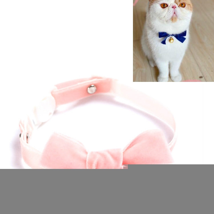 5 ชิ้นกำมะหยี่ Bowknot ปรับปลอกคอสัตว์เลี้ยงแมวสุนัขกระต่าย Bow Tie อุปกรณ์เสริม, S 17-30cm Bowknot, S 17-30cm Bowknot With Bell