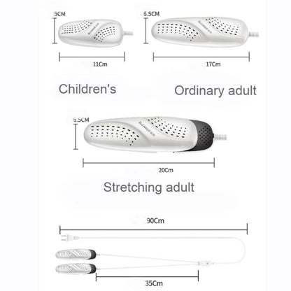 Chigo 220V เครื่องเป่ารองเท้าในครัวเรือนผู้ใหญ่และเด็กเครื่องเป่ารองเท้าอุ่น, ปลั๊ก CN, 07 Children Blue, 07 Children Pink, 07 Adult Ordinary, 07 Adult Retractable, Adult Timing, Telescopic Timing, 02 Models, 02 Timing, Children White Timing