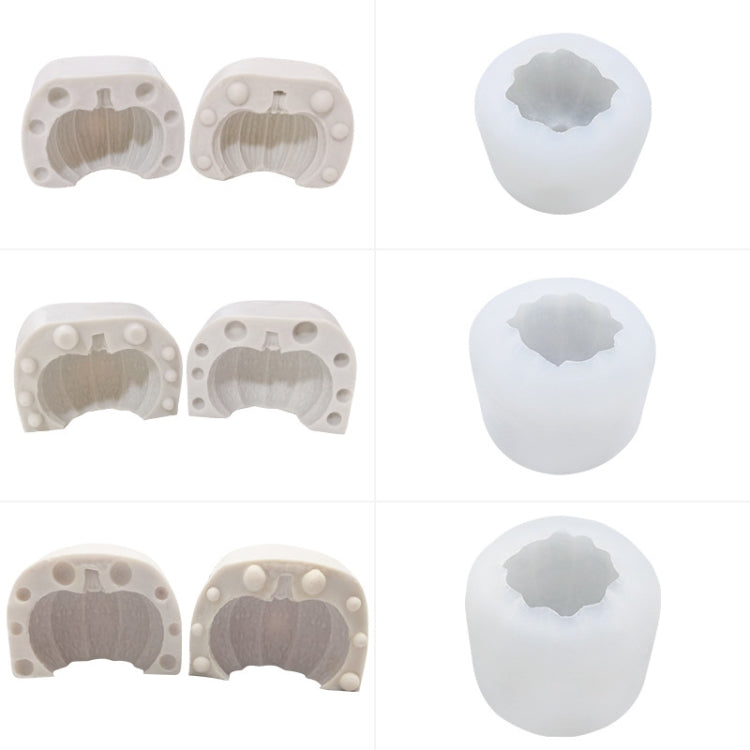 ฮาโลวีนเค้กฟักทองสามมิติ DIY เทียนหอมแม่พิมพ์ซิลิโคน, SW-36, SW-37, SW-45, SW-46, SW-47, ZW-57, ZW-109