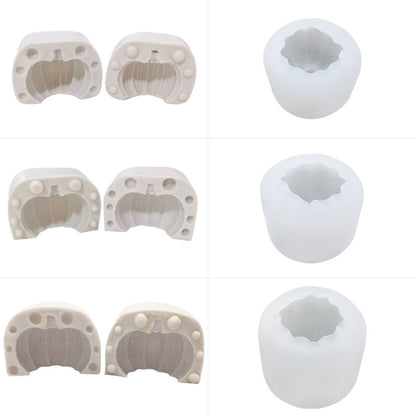 ฮาโลวีนเค้กฟักทองสามมิติ DIY เทียนหอมแม่พิมพ์ซิลิโคน, SW-36, SW-37, SW-45, SW-46, SW-47, ZW-57, ZW-109
