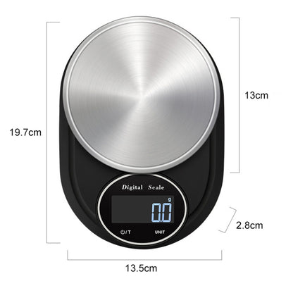บ้านครัวอิเล็กทรอนิกส์ขนาดความแม่นยำสูงเครื่องประดับสแตนเลสขนาด, Hemming 5kg/1g, No Edging 5kg/1g, Hemming 3kg/0.1g, No Edging 3kg/0.1g, Hemming 5kg/0.1g, No Edging 5kg/0.1g