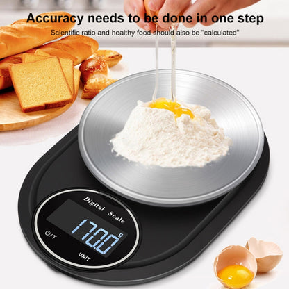 บ้านครัวอิเล็กทรอนิกส์ขนาดความแม่นยำสูงเครื่องประดับสแตนเลสขนาด, Hemming 5kg/1g, No Edging 5kg/1g, Hemming 3kg/0.1g, No Edging 3kg/0.1g, Hemming 5kg/0.1g, No Edging 5kg/0.1g