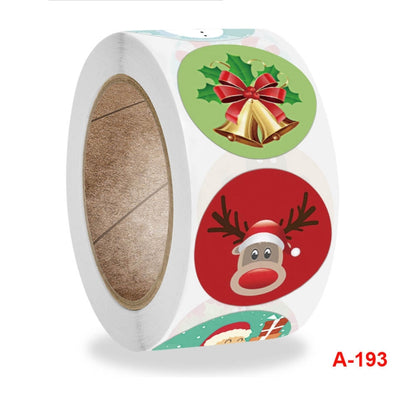 10 ชิ้นป้ายสติกเกอร์ของขวัญของตกแต่งวันหยุดคริสต์มาส, A-193 Sticker