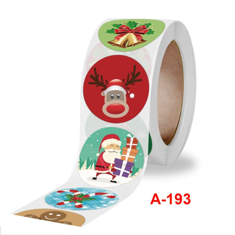 10 ชิ้นป้ายสติกเกอร์ของขวัญของตกแต่งวันหยุดคริสต์มาส, A-193 Sticker