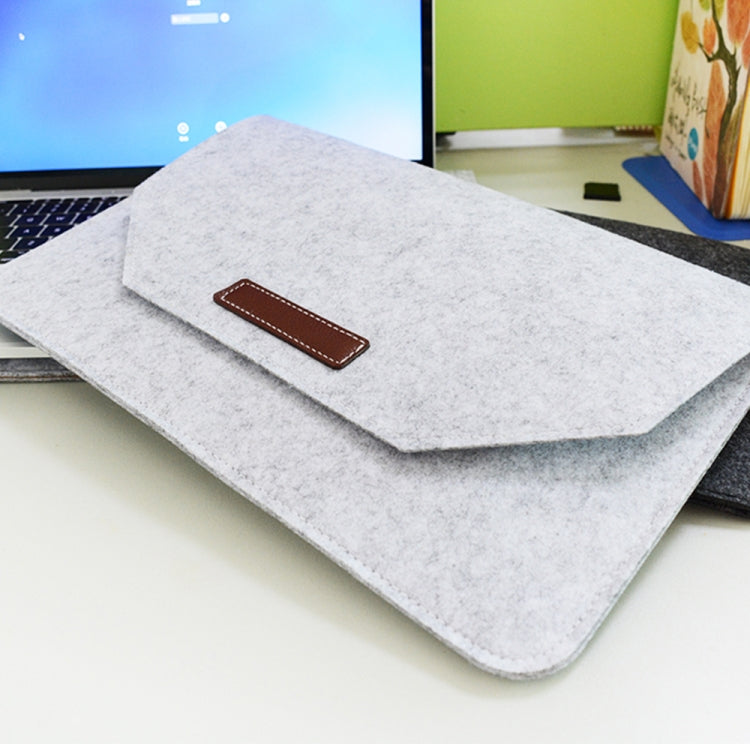 กระเป๋าสักหลาดแบบซึมผ่านอากาศแบบพกพาสำหรับแล็ปท็อป MacBook พร้อมถุงเก็บพลังงาน, 12 inch, 13 inch, 15 inch, 11 inch
