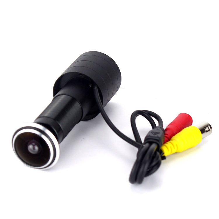 800TVL CVBS ประตูอะนาล็อกสีตาแมวมุมมองที่กว้างกล้องมองประตูกล้องรักษาความปลอดภัยบ้านแบบปรับได้