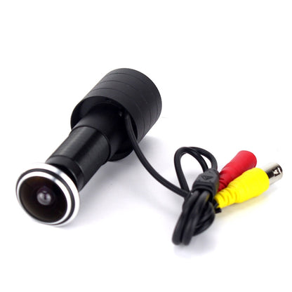 800TVL CVBS ประตูอะนาล็อกสีตาแมวมุมมองที่กว้างกล้องมองประตูกล้องรักษาความปลอดภัยบ้านแบบปรับได้