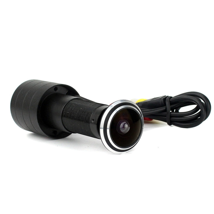 800TVL CVBS ประตูอะนาล็อกสีตาแมวมุมมองที่กว้างกล้องมองประตูกล้องรักษาความปลอดภัยบ้านแบบปรับได้