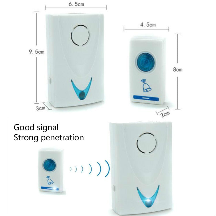 AST-15 ออดไร้สายภายในบ้าน 1 ใน 1 รีโมทคอนโทรลระยะไกลออดอิเล็กทรอนิกส์เพจเจอร์เก่า